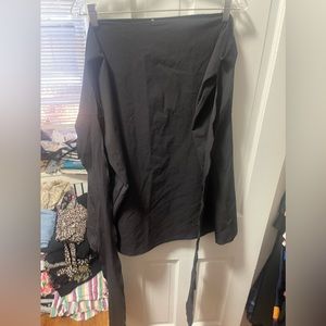 black one size fits all mimu maxi skirt